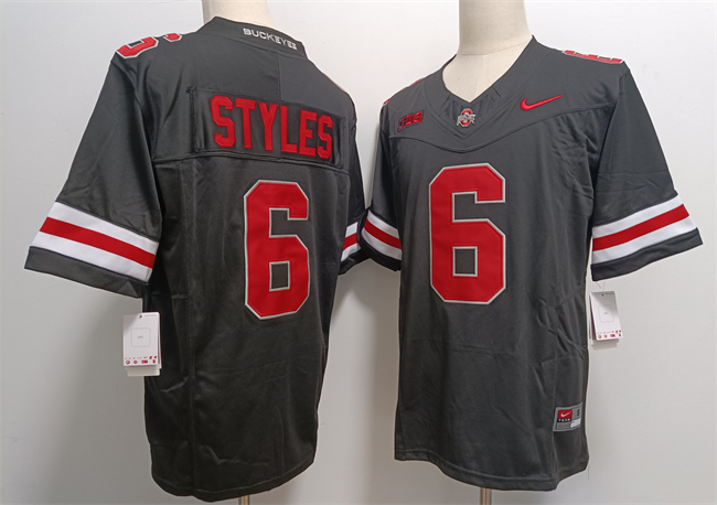 Men's Ohio State Buckeyes #6 Sonny Styles Black 2023 F.U.S.E. Limited Stitched Jersey Men's Ohio State Buckeyes #6 Sonny Styles Black 2023 F.U.S.E. Limited Stitched Jersey